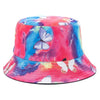Bucket Hats Reversible Flower Geometric Printing Women Outdoor Hat-Bucket Hats-Arimonz-Arimonz