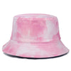 Bucket Hats Reversible Flower Geometric Printing Women Outdoor Hat-Bucket Hats-Arimonz-Ombre Pink-Arimonz