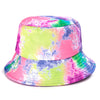 Bucket Hats Women Reversible Summer Print Bucket Hat Travel Hat-Bucket Hats-Arimonz-Arimonz
