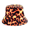 Bucket Hats Women Reversible Summer Print Bucket Hat Travel Hat-Bucket Hats-Arimonz-one side adjustable fire-Arimonz