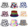 Bucket Hats Women Reversible Summer Print Bucket Hat Travel Hat-Bucket Hats-Arimonz-Arimonz