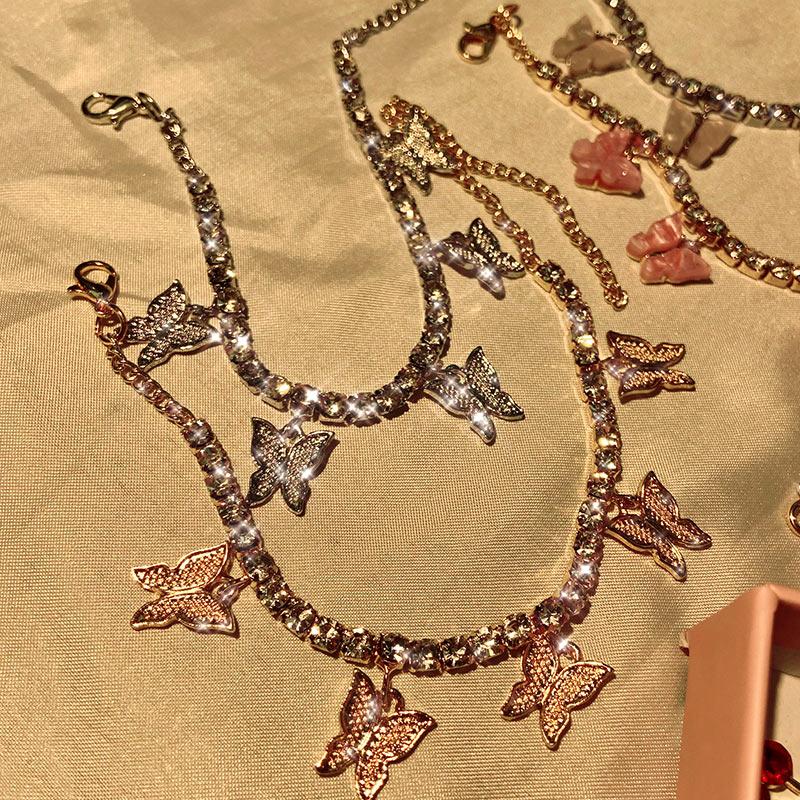Butterfly Anklet Foot Chain Jewelry for Women Anklet-Anklets-Arimonz-Arimonz