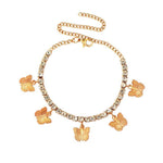 Butterfly Anklet Foot Chain Jewelry for Women Anklet-Anklets-Arimonz-Light Gold-Arimonz