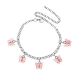 Butterfly Anklet Foot Chain Jewelry for Women Anklet-Anklets-Arimonz-Peach-Arimonz