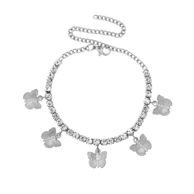 Butterfly Anklet Foot Chain Jewelry for Women Anklet-Anklets-Arimonz-Silver-Arimonz