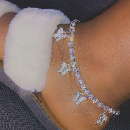Butterfly Anklet Foot Chain Jewelry for Women Anklet-Anklets-Arimonz-Arimonz