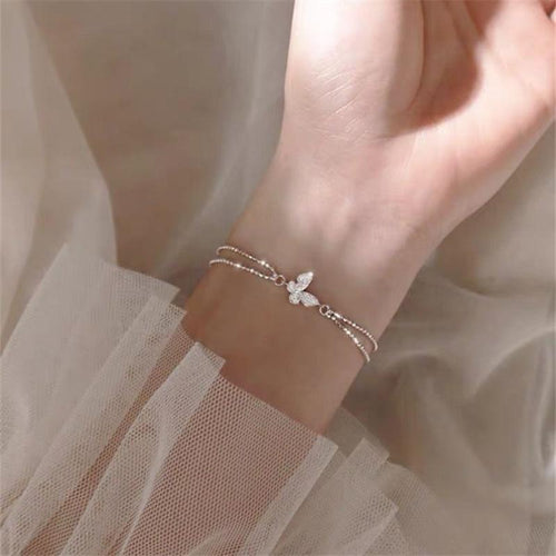 ﻿Butterfly Charm Bracelet-Braceletes-Arimonz-Arimonz