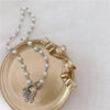 Butterfly Pearl Rhinestones Choker Necklace for Women Fashion Jewelry for Women-Necklaces-Arimonz-Arimonz