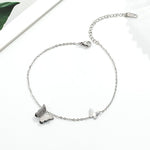 Butterfly Pendant Anklet Women Ankle Chain Jewelry-Anklets-Arimonz-Arimonz