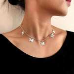 Butterfly Pendant Choker-Necklaces-Arimonz-Arimonz