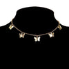 Butterfly Pendant Choker-Necklaces-Arimonz-Gold-Arimonz