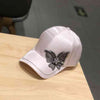 Butterfly Rhinestone Baseball Women Summer Silk Satin Visor Sun Hat-Women's Caps-Arimonz-Arimonz