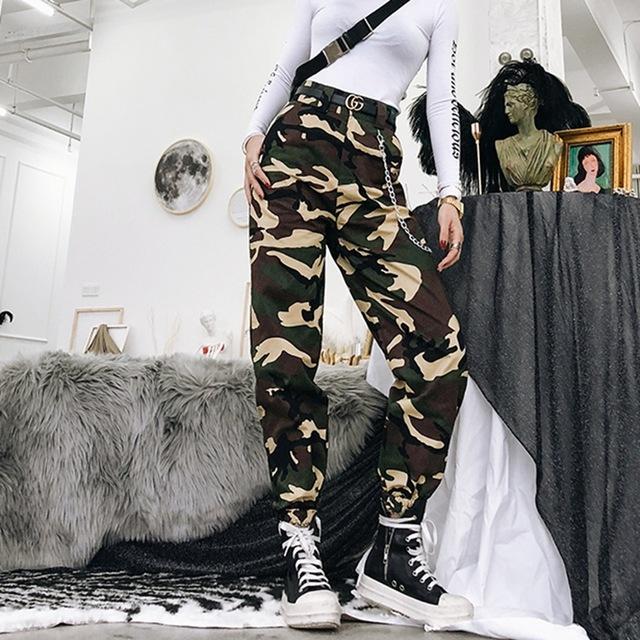 Cargo Pants with Chain-Pants-Arimonz-Arimonz
