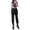 Cargo Pants with Chain-Pants-Arimonz-Black-S-Arimonz