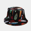Cartoon Bucket Hat Reversible Fisherman Hat Street Hip Hop Flat Cap-Bucket Hats-Arimonz-Arimonz