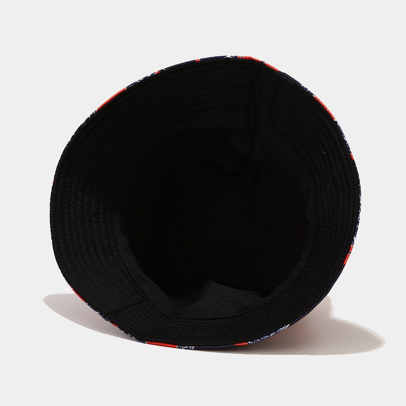 Cartoon Bucket Hat Reversible Fisherman Hat Street Hip Hop Flat Cap-Bucket Hats-Arimonz-Arimonz