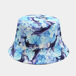 Cartoon Bucket Hat Reversible Fisherman Hat Street Hip Hop Flat Cap-Bucket Hats-Arimonz-Dolphin-Arimonz