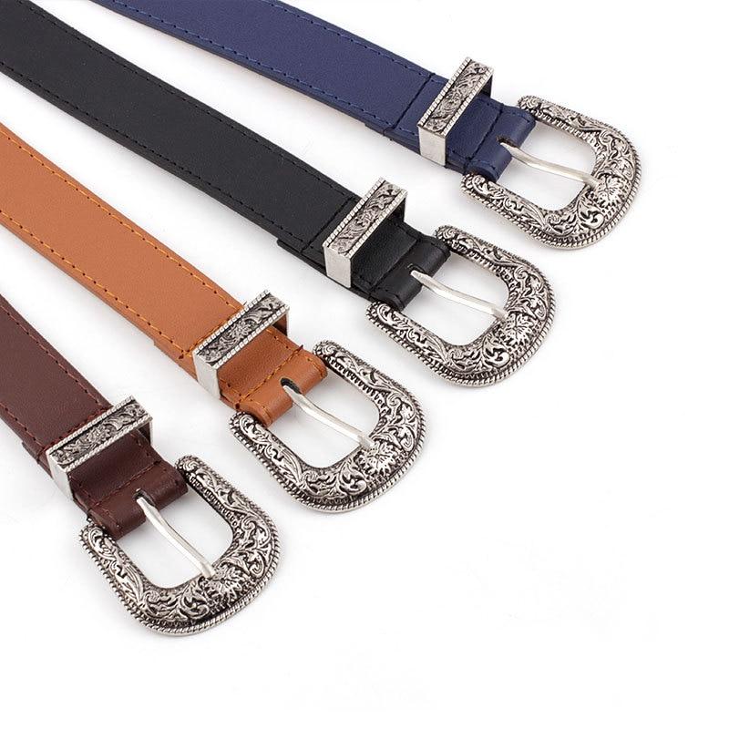 Carved Pin Buckle Belt-Belts-Arimonz-Arimonz