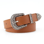 Carved Pin Buckle Belt-Belts-Arimonz-Arimonz