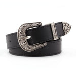 Carved Pin Buckle Belt-Belts-Arimonz-Black-Arimonz