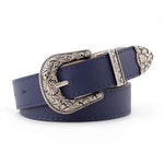 Carved Pin Buckle Belt-Belts-Arimonz-Deep Blue-Arimonz