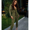 Casual Cotton Hoodies Long Sleeve High Waist Romper In 4 Colors-Casual Jumpsuits & Rompers-Arimonz-Arimonz