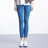 Casual High Waist Pants Slim Stretch Denim Trousers For Woman-Skinny Jeans-Arimonz-Arimonz