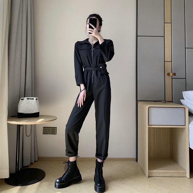Casual Jumpsuits & Rompers - Women Jumpsuits Romper Full Sleeve Style Loose Casual Overalls
