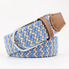 Casual Knitted Pin Buckle Men Belt Woven Canvas Braided Stretch Belt-Belts-Arimonz-Arimonz