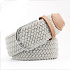 Casual Knitted Pin Buckle Men Belt Woven Canvas Braided Stretch Belt-Belts-Arimonz-Arimonz