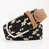 Casual Knitted Pin Buckle Men Belt Woven Canvas Braided Stretch Belt-Belts-Arimonz-Arimonz