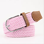 Casual Knitted Pin Buckle Men Belt Woven Canvas Braided Stretch Belt-Belts-Arimonz-20-105cm/41inches-Arimonz
