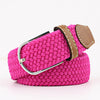 Casual Knitted Pin Buckle Men Belt Woven Canvas Braided Stretch Belt-Belts-Arimonz-22-105cm/41inches-Arimonz