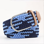 Casual Knitted Pin Buckle Men Belt Woven Canvas Braided Stretch Belt-Belts-Arimonz-26-105cm/41inches-Arimonz