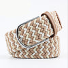 Casual Knitted Pin Buckle Men Belt Woven Canvas Braided Stretch Belt-Belts-Arimonz-Arimonz