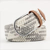 Casual Knitted Pin Buckle Men Belt Woven Canvas Braided Stretch Belt-Belts-Arimonz-Arimonz