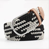 Casual Knitted Pin Buckle Men Belt Woven Canvas Braided Stretch Belt-Belts-Arimonz-Arimonz