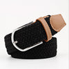 Casual Knitted Pin Buckle Men Belt Woven Canvas Braided Stretch Belt-Belts-Arimonz-Arimonz