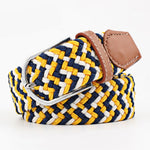 Casual Knitted Pin Buckle Men Belt Woven Canvas Braided Stretch Belt-Belts-Arimonz-59-105cm/41inches-Arimonz
