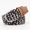 Casual Knitted Pin Buckle Men Belt Woven Canvas Braided Stretch Belt-Belts-Arimonz-Arimonz