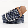 Casual Knitted Pin Buckle Men Belt Woven Canvas Braided Stretch Belt-Belts-Arimonz-Arimonz