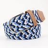 Casual Knitted Pin Buckle Men Belt Woven Canvas Braided Stretch Belt-Belts-Arimonz-Arimonz