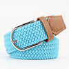 Casual Knitted Pin Buckle Men Belt Woven Canvas Braided Stretch Belt-Belts-Arimonz-Arimonz