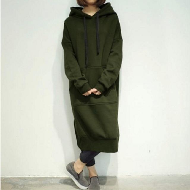 Casual Overall Hoodies-Pullovers-Arimonz-Army Green-S-Arimonz