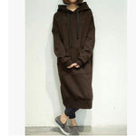 Casual Overall Hoodies-Pullovers-Arimonz-Coffee-S-Arimonz
