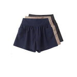 Casual Shorts Women Summer Elastic Waist Loose Casual Shorts-Shorts-Arimonz-Arimonz