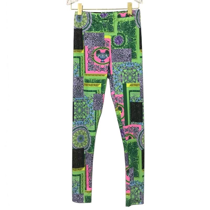 Casual Slim-fit Shirt Printed Leggings Pants Suit Women 2 Piece Set-Wear To Work Sets-Arimonz-Arimonz