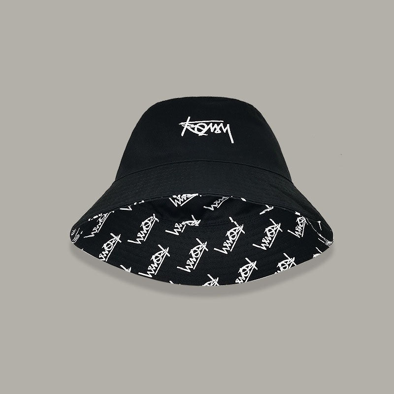 Casual Street Panama Hat Bucket Caps Reversible Hats Casual Hat-Bucket Hats-Arimonz-S-Black 2-Arimonz