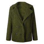 Casual Teddy Coat-Fuzzy Jackets-Arimonz-Army Green-S-Arimonz