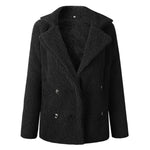 Casual Teddy Coat-Fuzzy Jackets-Arimonz-Black-S-Arimonz
